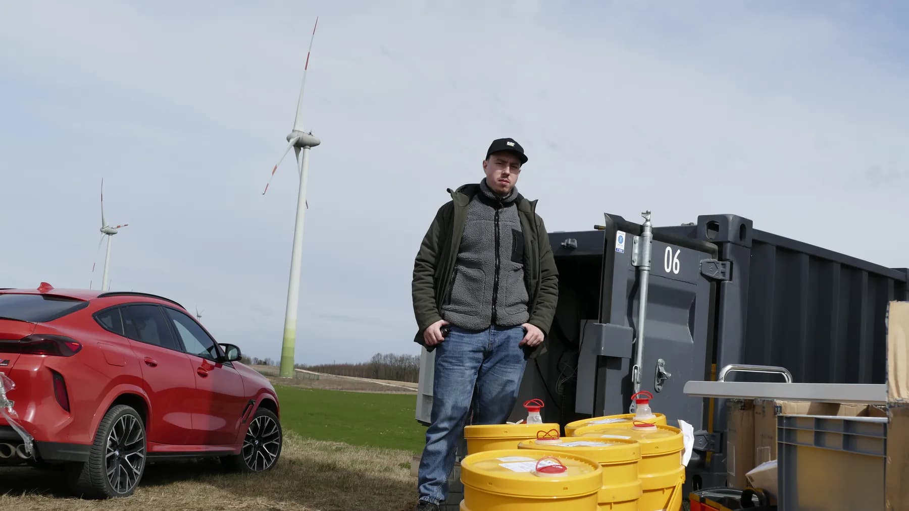 Mining equipment commissioning at a Lithuanian wind project