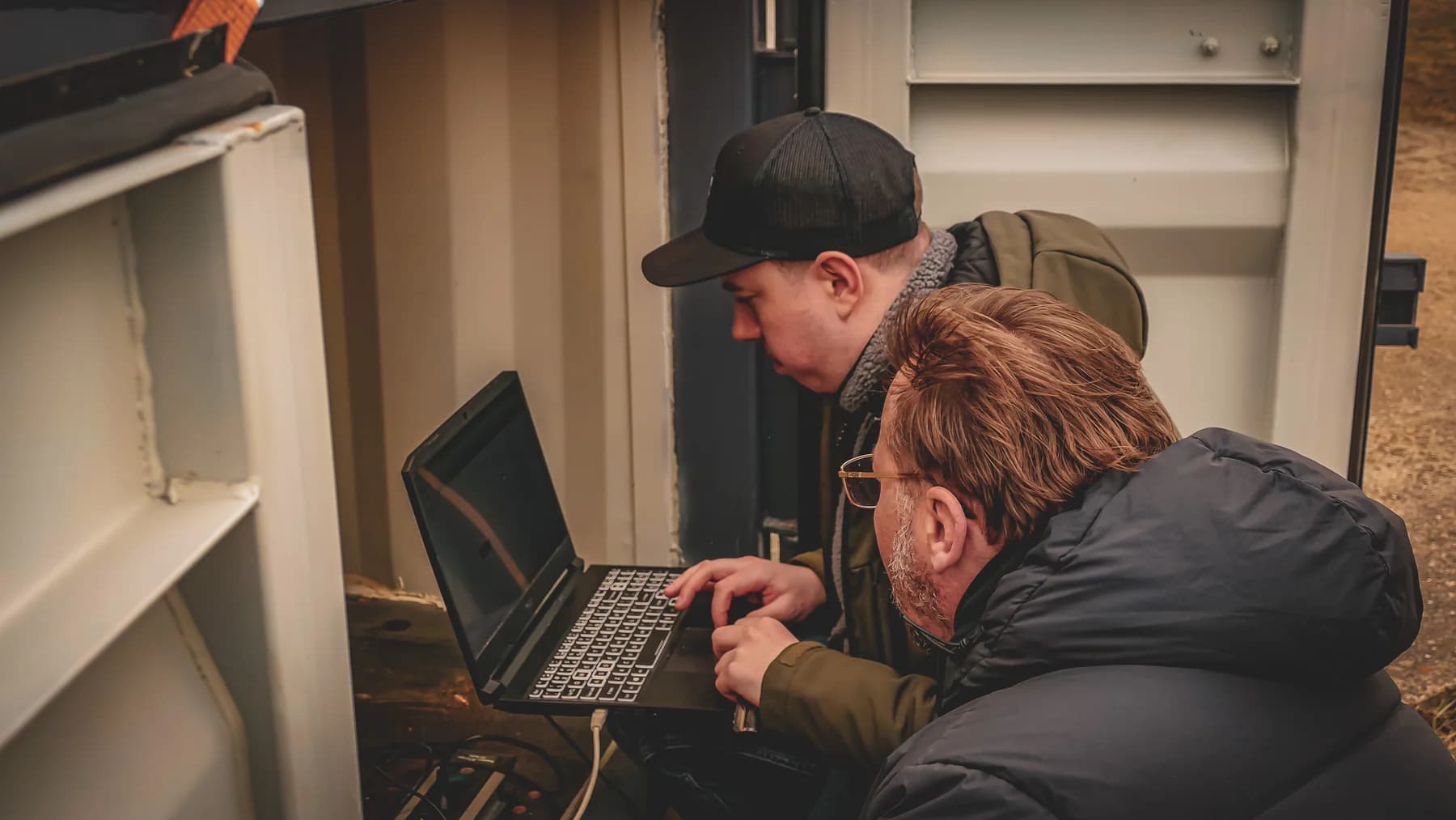 ForMiners project team commissioning equipment on site in Lithuania