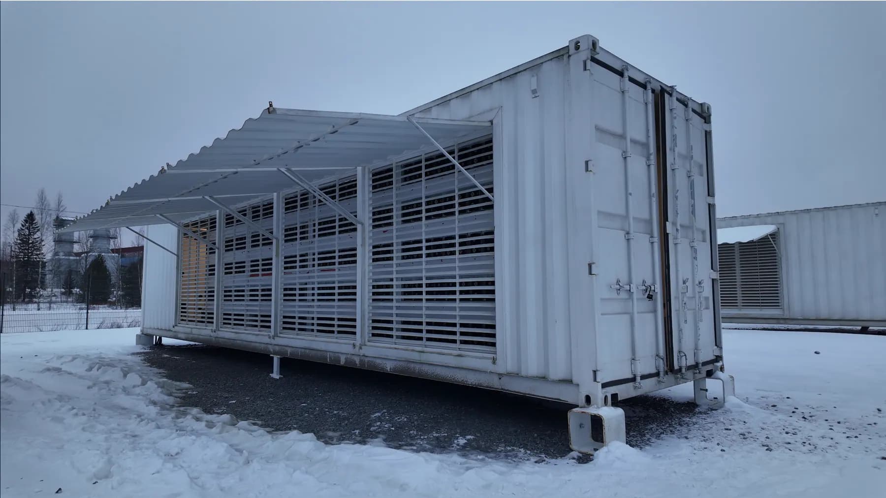 ForMiners modular mining container with ventilation and electrical infrastructure