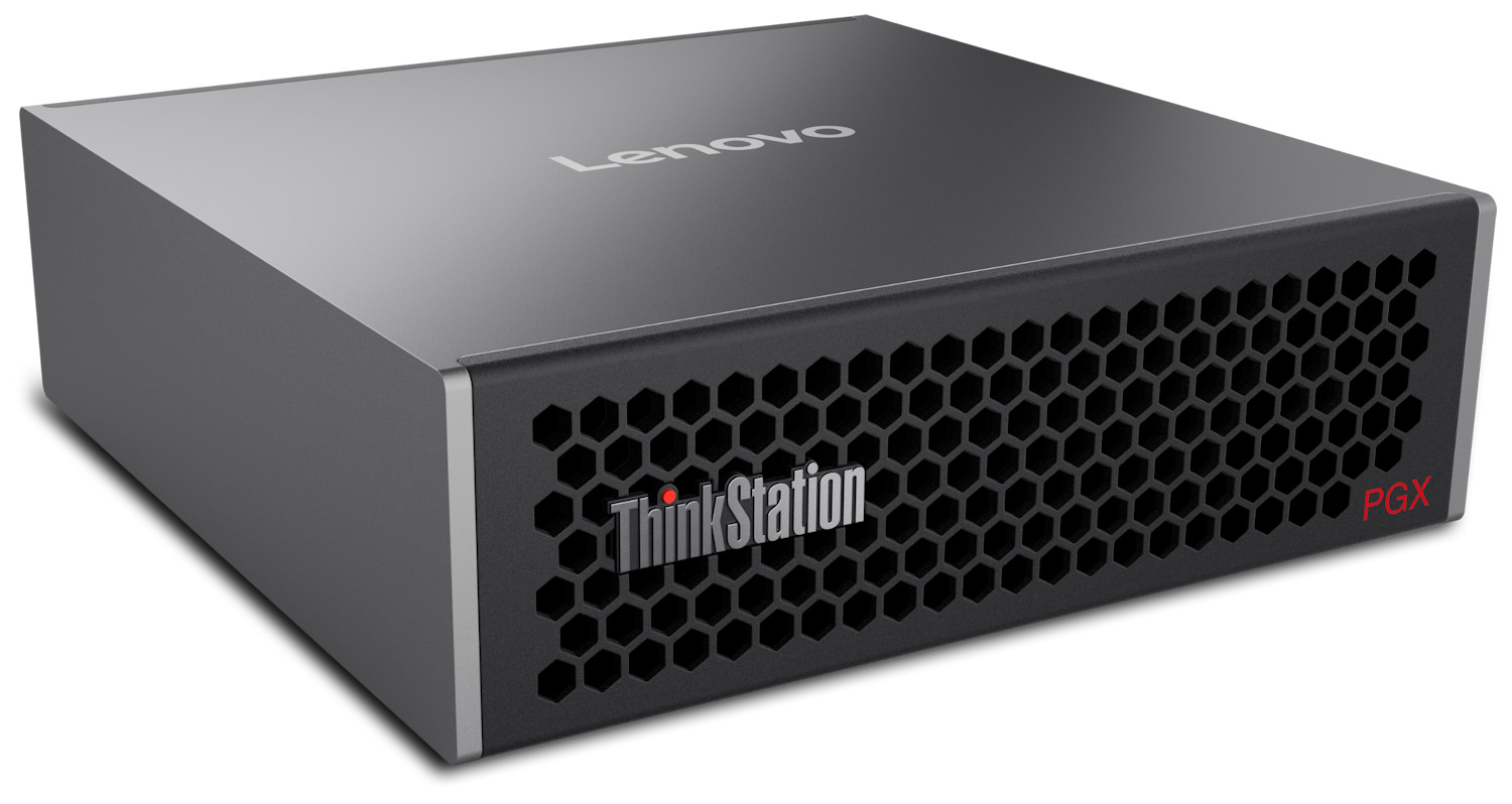 Lenovo ThinkStation PGX front and side view